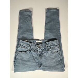 Levi's Mile High Super Skinny Light Wash‎ High Rise Jeans Sz 32